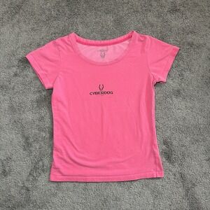 Cyberdog T-Shirt Womens Small Pink Rave Graphic